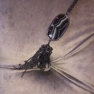 Rayne Gun metal And Black Marble Kendra scott